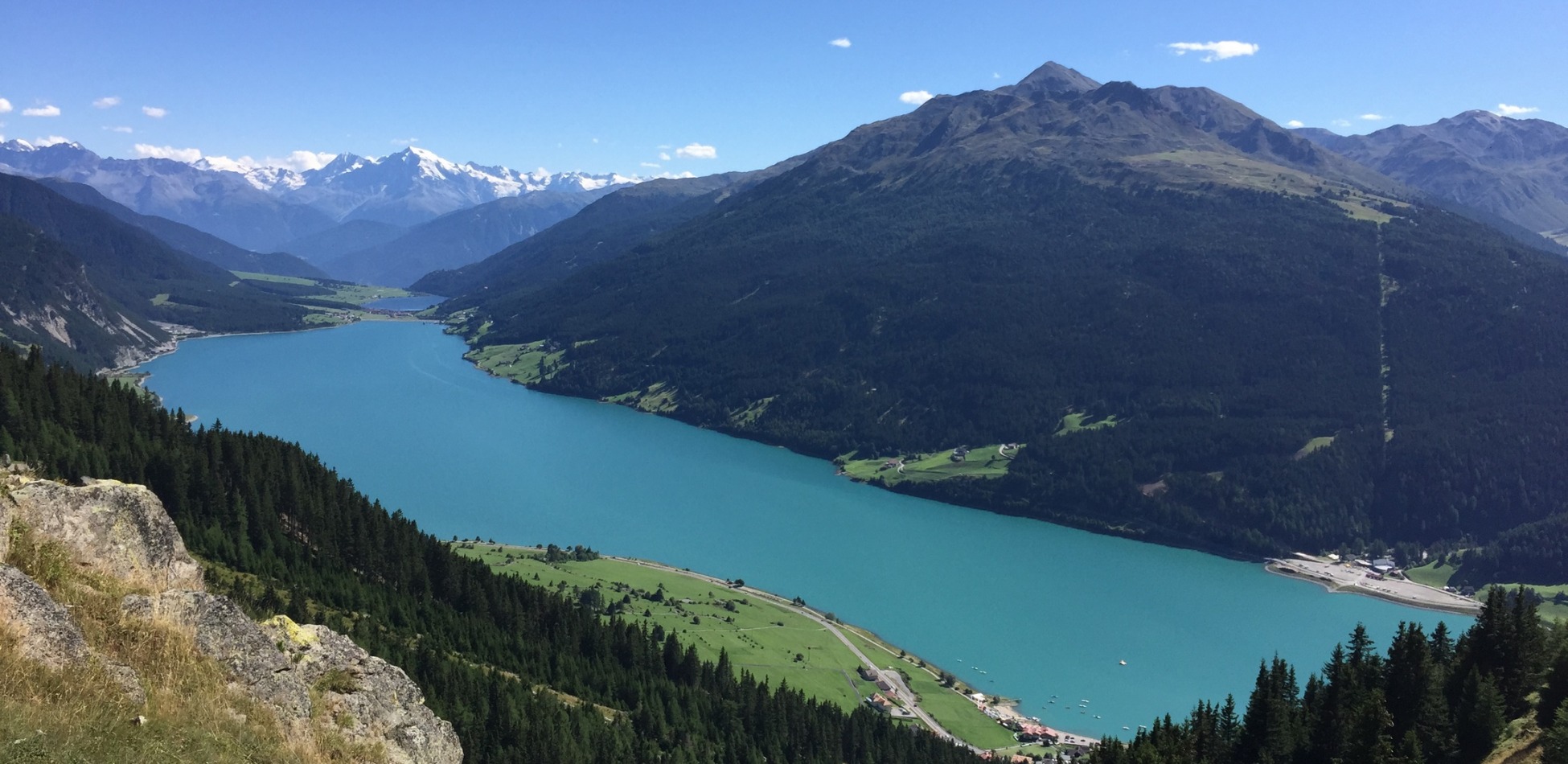 Seepanorama vom Griana Bödele