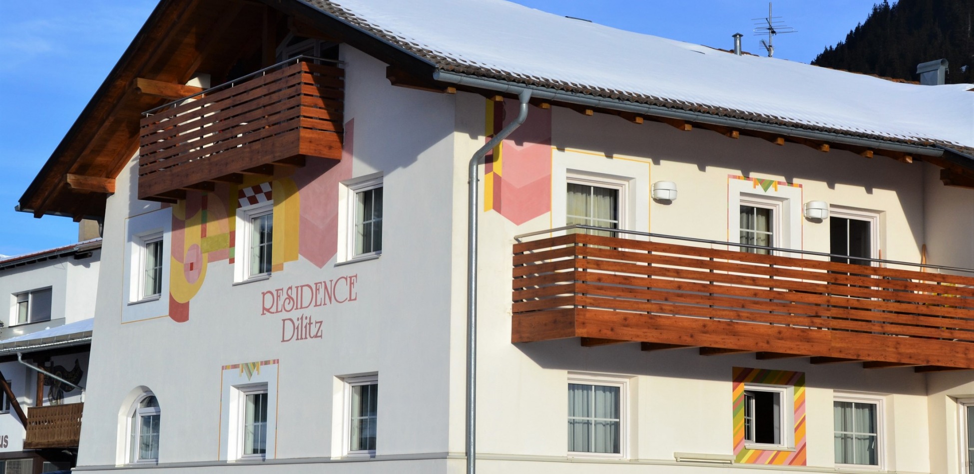 Haus im Winter